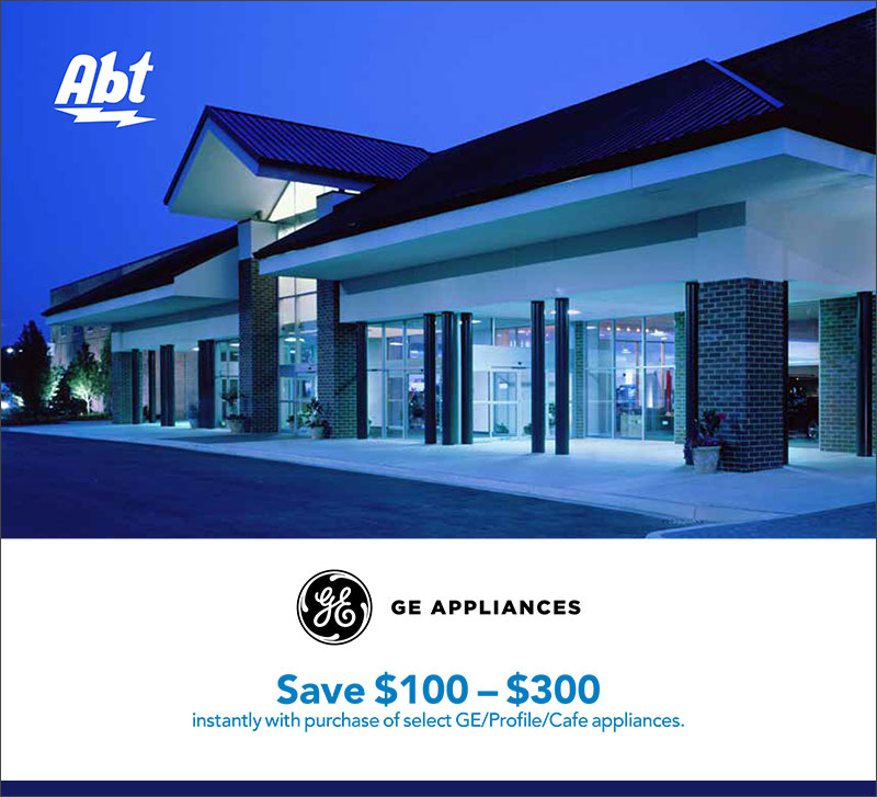 GE Save $100 - $300 on Select Appliances