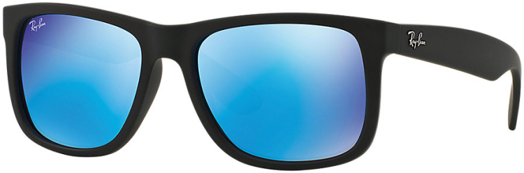 Ray-Ban Justin Blue Mirror Sunglasses - RB4165 622/55 59 display picture 2
