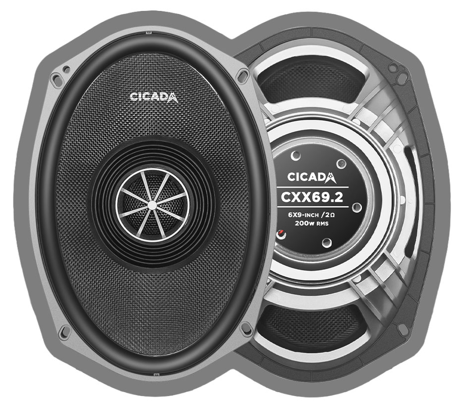 Cicada Audio - 24FLXCXX-4X4SG - Car, ATV, and Motorcycle Audio Kits