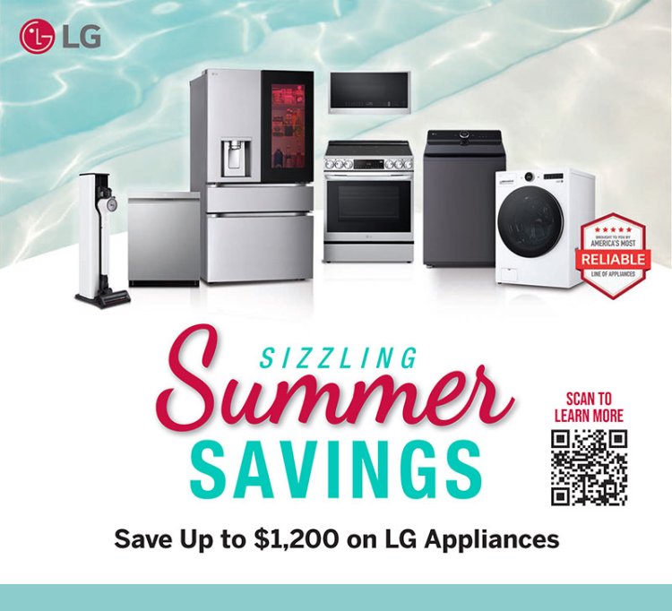 Large image of LG - Purchase up to 8 qualifying LG Appliances and save up to $1,200.