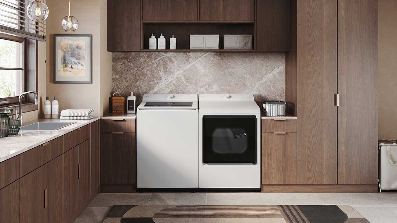 Lifestyle view of LG Top Load Washer