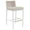 Sunset West Sabbia Bar Stool in Natural | Satin White | Echo Ash Sunbrella