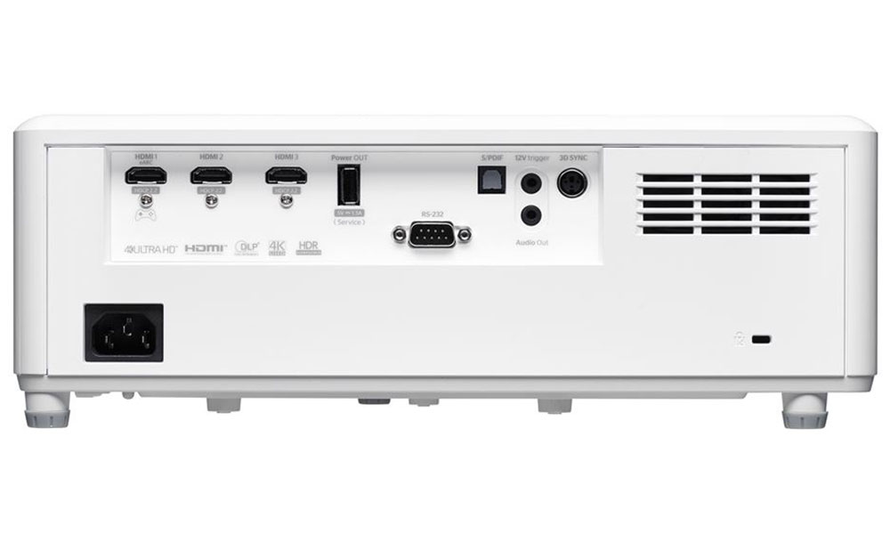 Optoma 4K UHD White Bright Laser Projector UHZ45 Abt