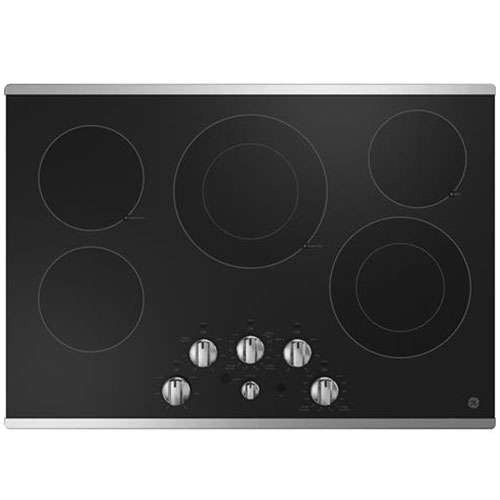 GE 30" Stainless Electric Cooktop JEP5030STSS Abt