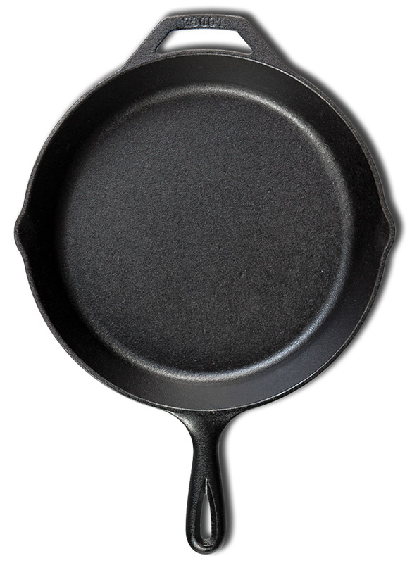 Top View Image of Lodge 12" Cast Iron Skillet