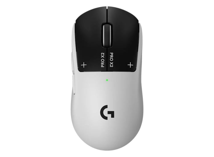 Logitech PRO X2 SUPERSTRIKE LIGHTSPEED Wireless Gaming Mouse in Lunar Eclipse - 910-007700