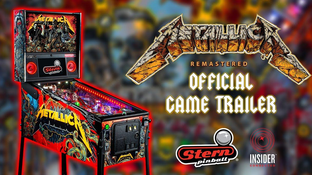 Watch Metallica Remastered Pinball Game Trailer | Stern Pinball