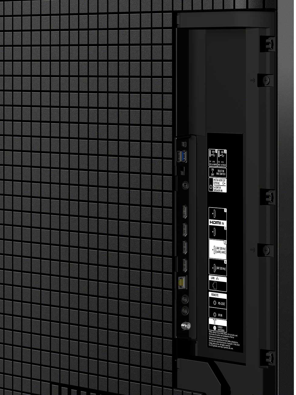 Close Up View Of The TV Ports