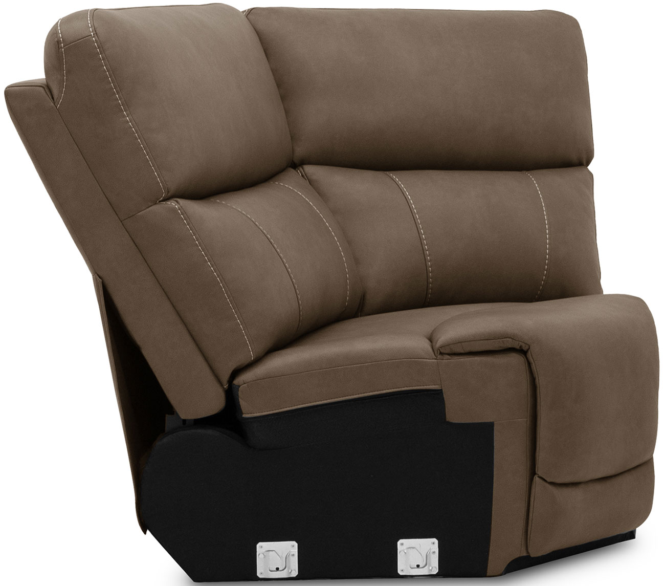 Flexsteel Carter Full Wedge in Cappuccino Fabric