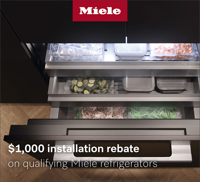 Miele Receive $1,000 Off Refrigerator Installation