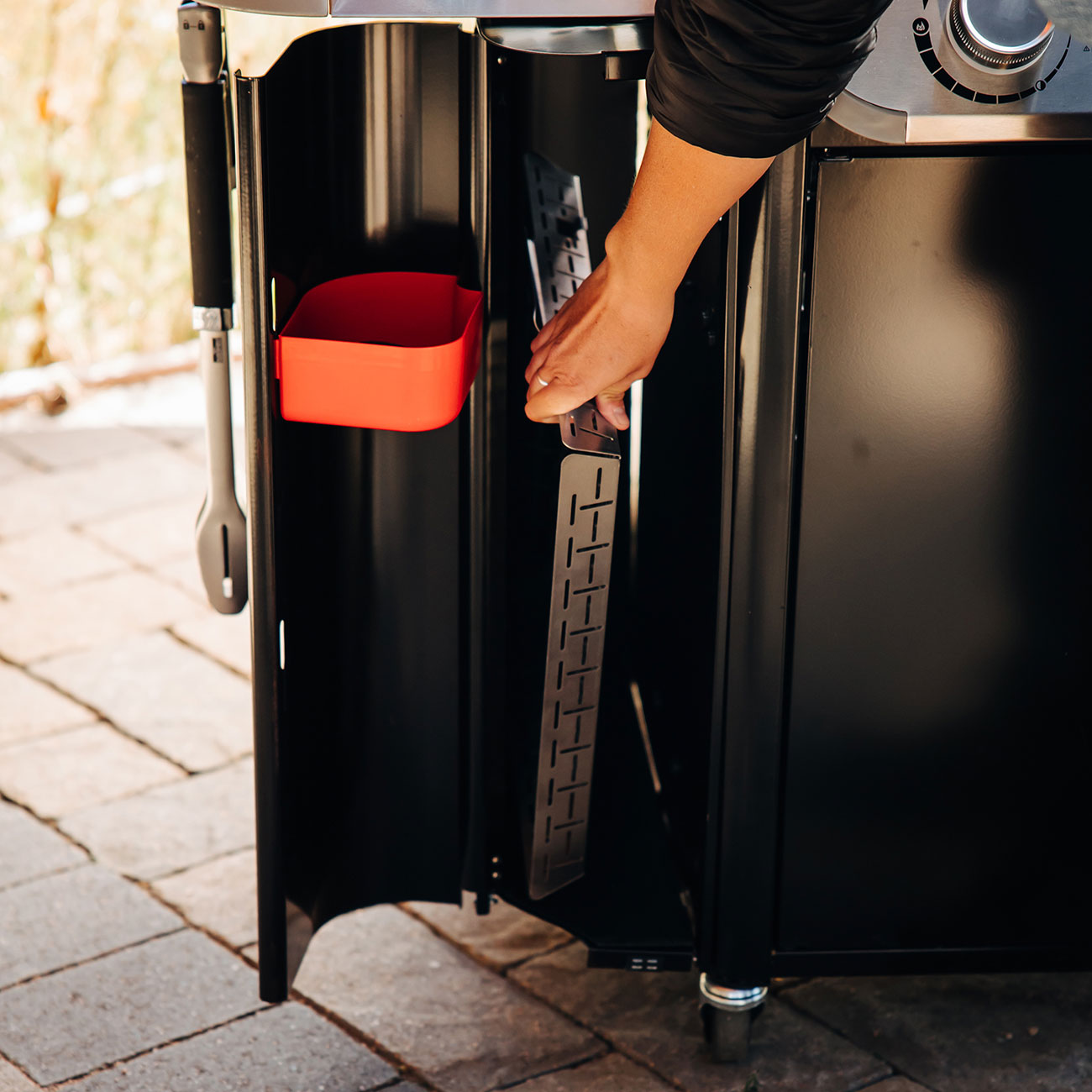 Storage View of Weber Grill