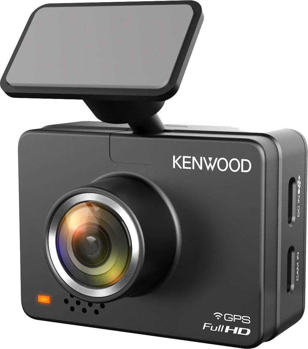 Front View Of The Kenwood Dashboard Camera DRV-A310W In Black Finish