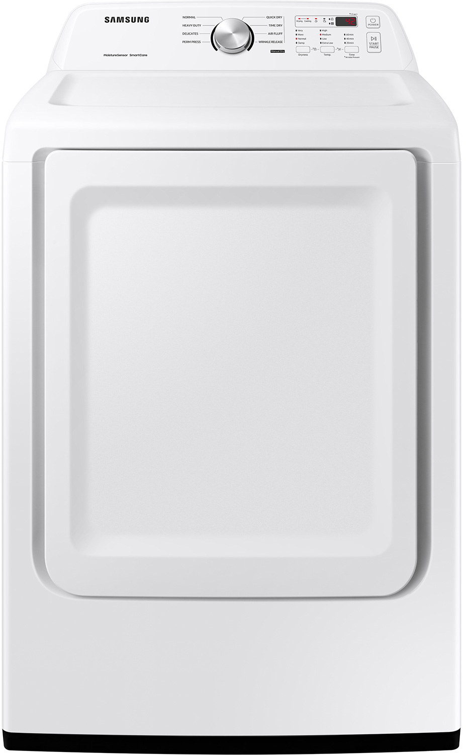 Samsung 7.2 Cu. Ft. White Gas Dryer DVG45T3200W/A3 Abt