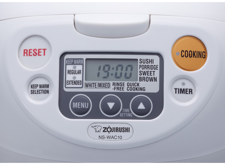 Zojirushi Micom Cool White 5.5-Cup Rice Cooker And Warmer - NS-WAC10WD
