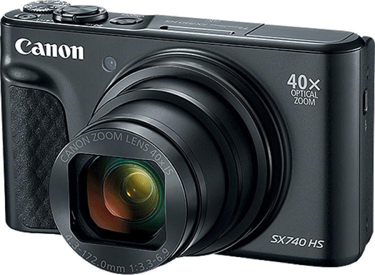 Canon PowerShot SX740 HS Black 20.3 Megapixel Digital Camera - 2955C001