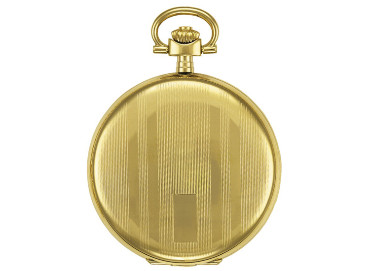 Tissot Savonnette Quartz Gold-Tone Pocket Watch, 48.5mm - T83455313