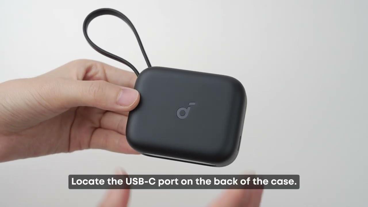 Watch Two methods to charge the charging case P41i| soundcore Support