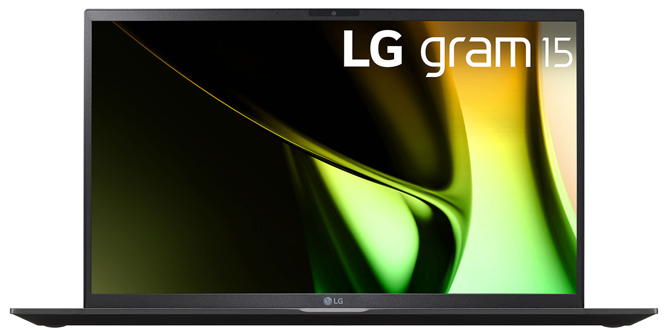 Front View of LG Laptop Opened