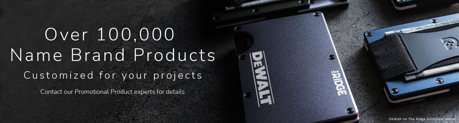 DeWalt on the Ridge Aluminum wallet