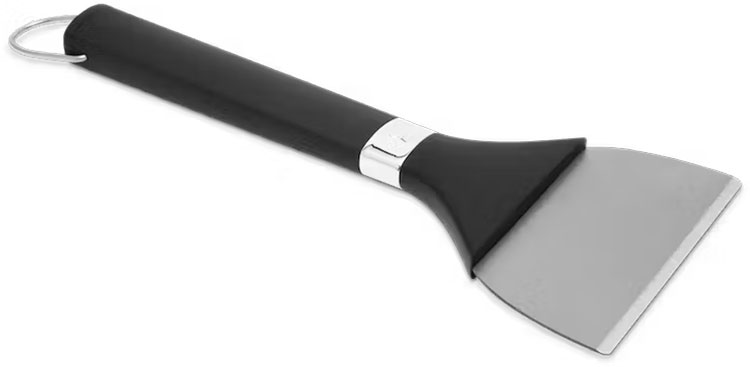 Angle view of scraper.