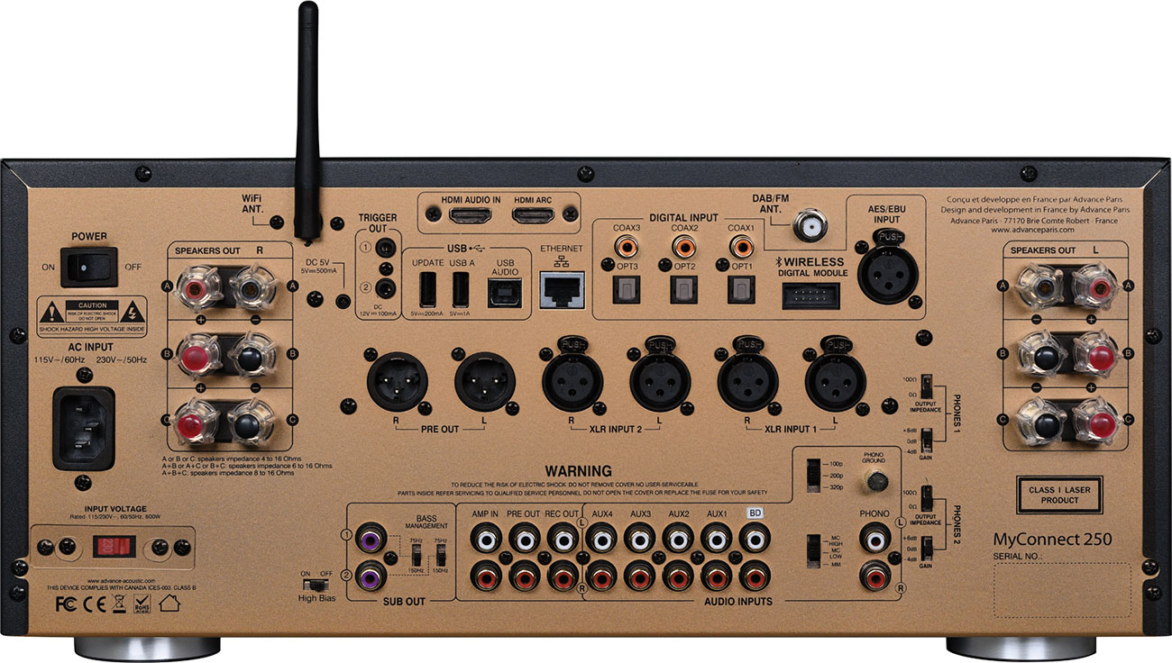 Advance Paris - MYCONNECT250 - Amplifiers
