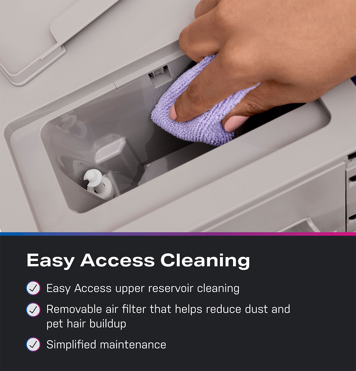 Cleaning View of Ice Maker