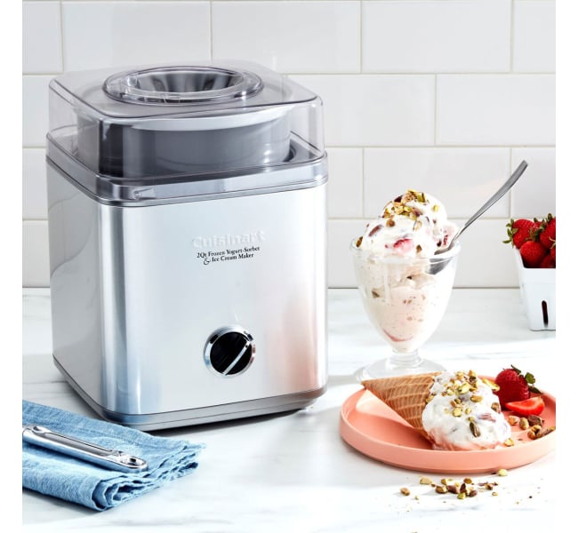 Cuisinart Pure Indulgence 2 Quart Frozen Yogurt-Sorbet & Ice Cream Maker