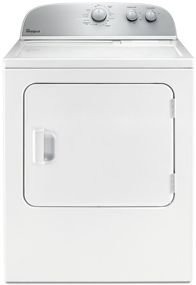Whirlpool 5 9 Cu Ft White Gas Dryer Wgd4985ew