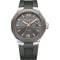 Baume & Mercier Riviera Automatic Slate Grey Dial Rubber Strap Watch, 42mm