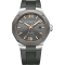 Baume & Mercier Riviera Automatic Slate Grey Dial Rubber Strap Watch, 42mm