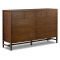 Four Hands Sullivan Dresser with 10 Drawers in Saddle Tan Veneer