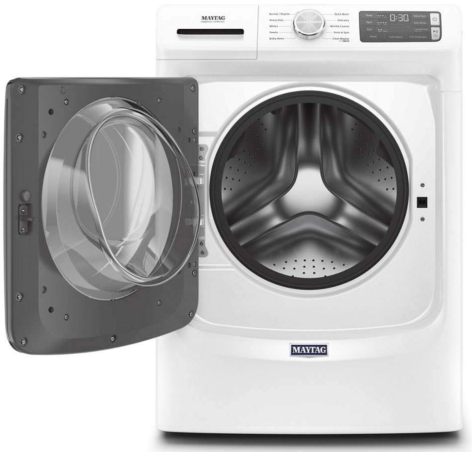 Maytag 4.5 Cu. Ft. White Front Load Washer MHW5630HW Abt