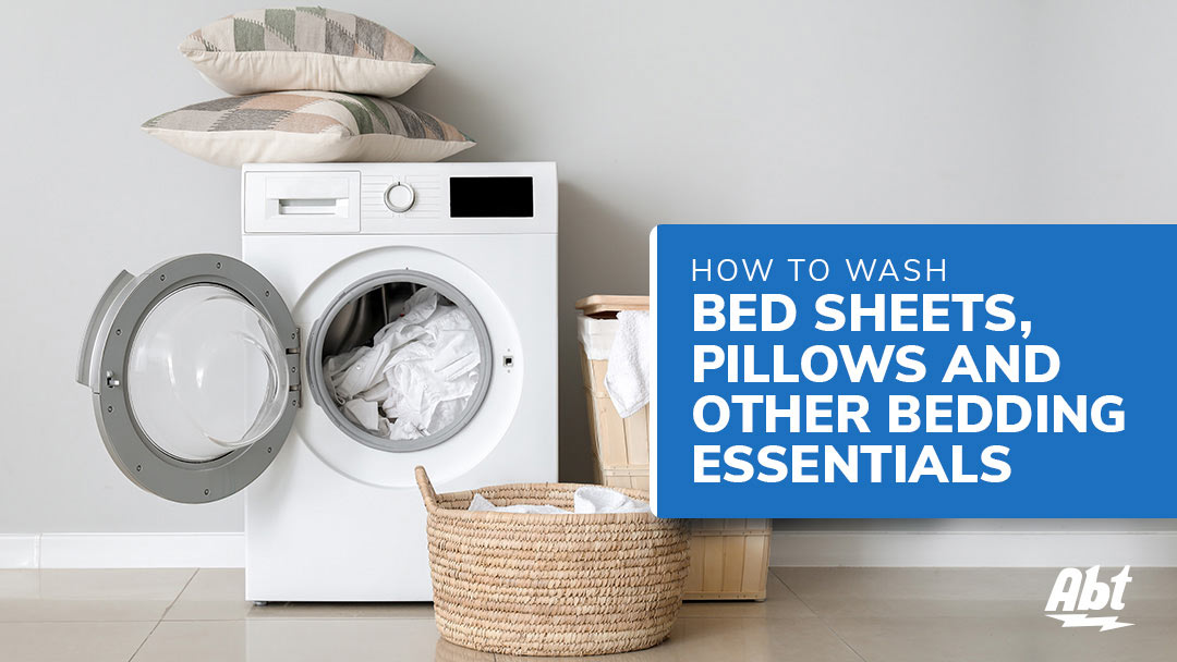 How to Wash: Bed Sheets, Pillows and Other Bedding Essentials Graphic