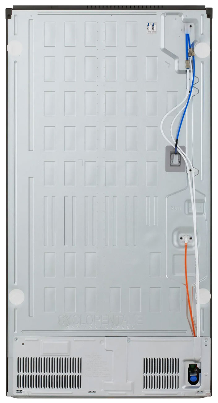Rear View of LG Refrigerator