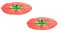 Charles Viancin 4" Set of 2 Tomato Silicone Drink Covers
