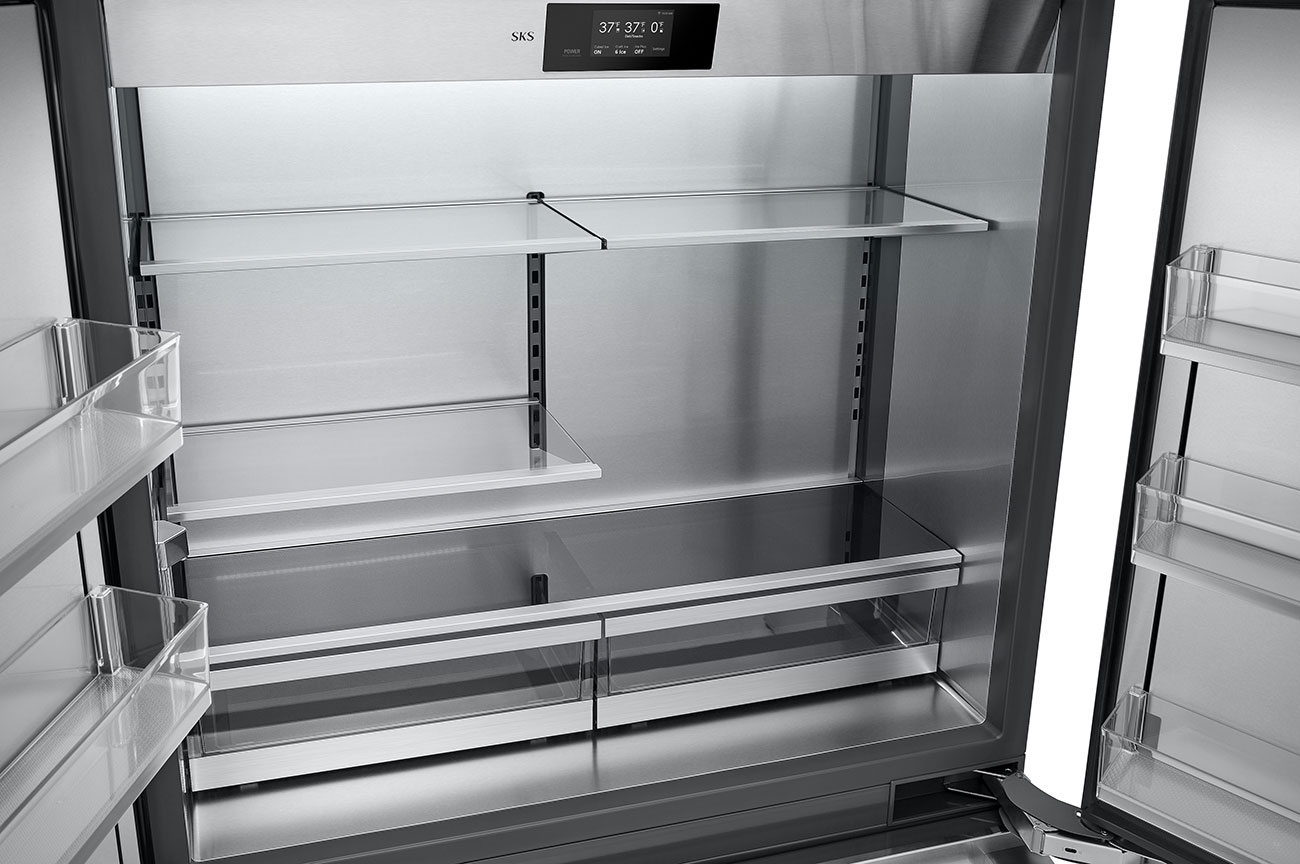 Feature View of Adjustable Shelving