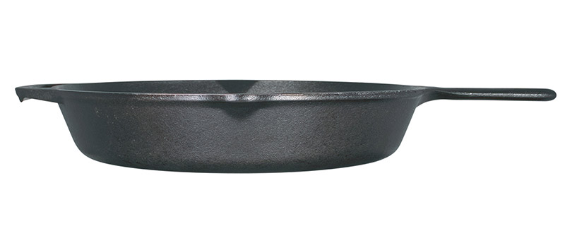 Side View Image of Lodge 12" Cast Iron Skillet