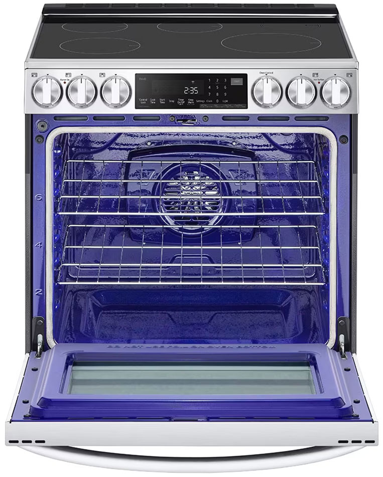 LG 6.3 Cu. Ft. Induction SlideIn Range in PrintProof Stainless Steel