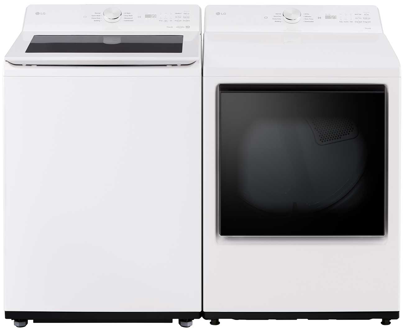 Pair view of LG Top Load Washer