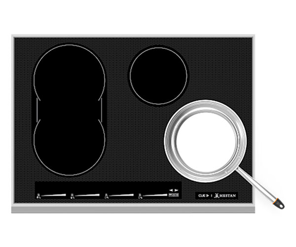 Hestan KICS30BK 30" Black Smart Induction Cooktop Abt