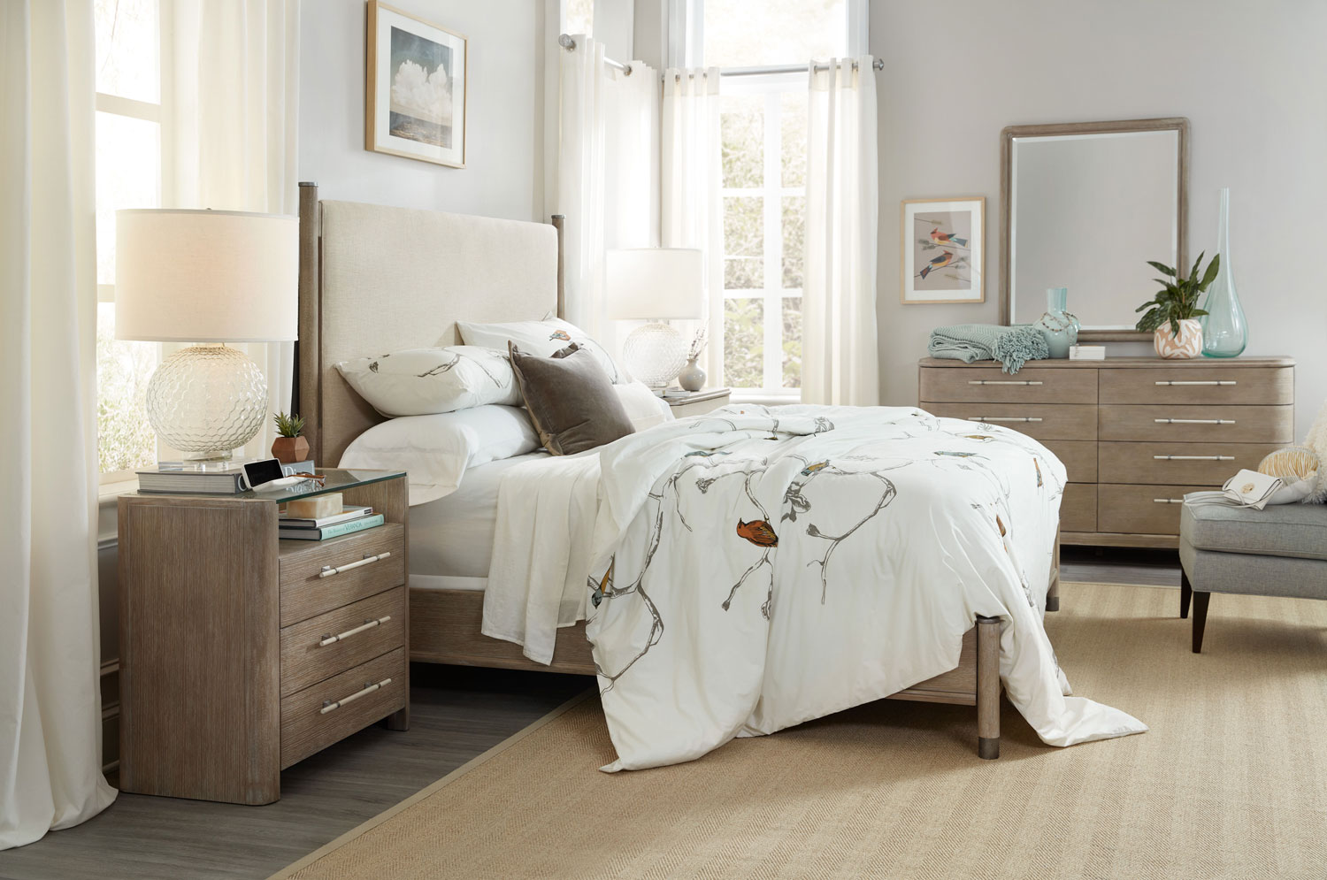 Hooker - 6050-90853-GRY - Bed Sets & Frames
