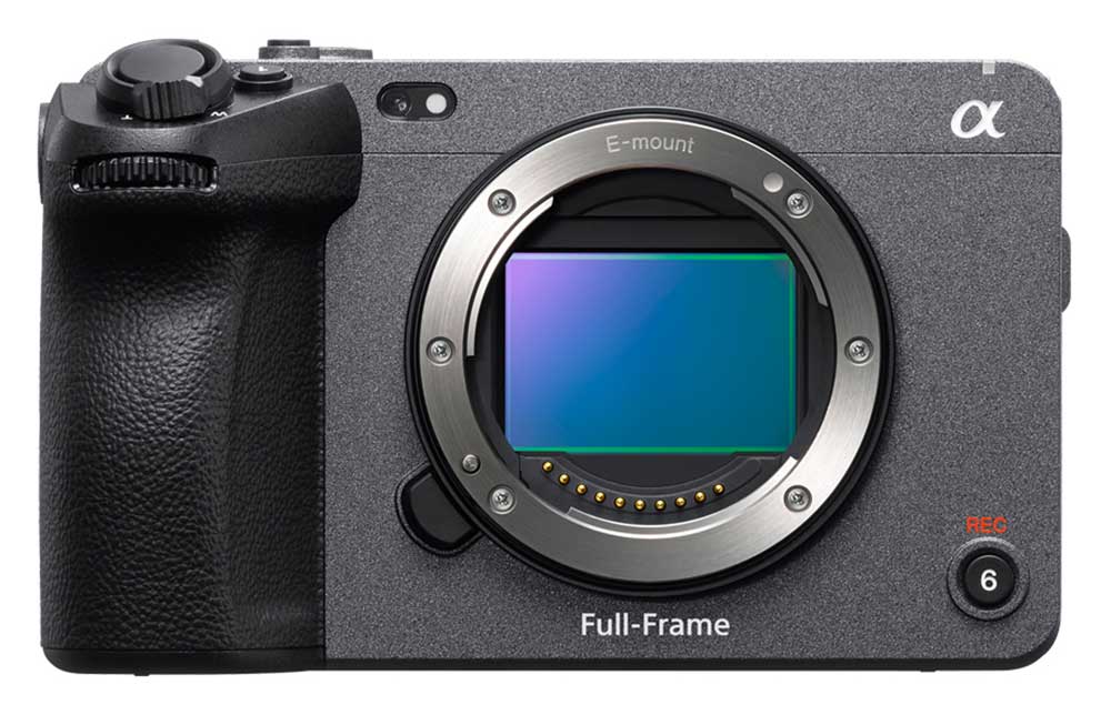 Front view of Sony FX3 Cinema Line Full-Frame Cinema Camera