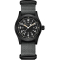 Hamilton Khaki Field Mechanical Black Dial Grey Nano Strap Watch, 38mm