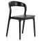 Four Hands Amare Dining Chair in Sonoma Black|Leather
