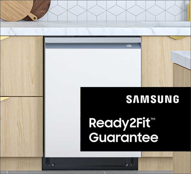 Samsung Ready2Fit Dishwasher Guarantee
