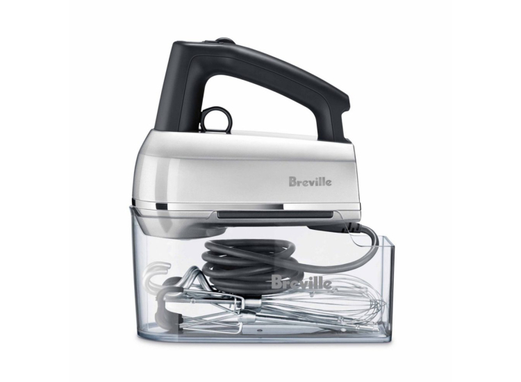 Breville The Handy Mix Scraper 9-Speed Silver Hand Mixer - BHM800SIL