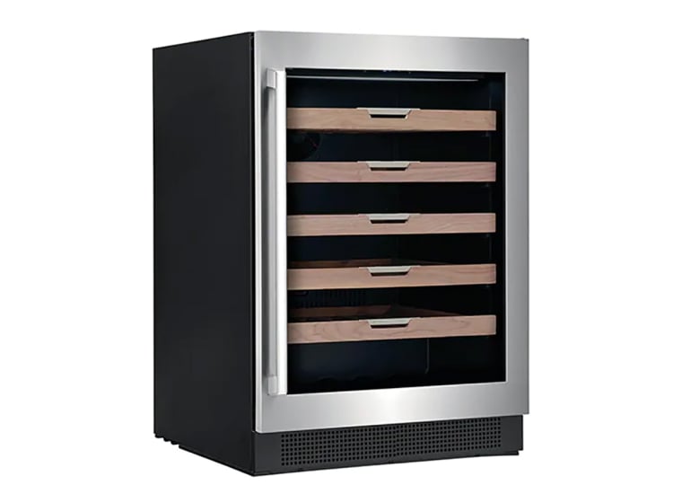 Electrolux 5.1 Cu. Ft. Under-Counter Wine Cooler 24-Inch Wide in Stainless Steel Frame - EI24WC15VS