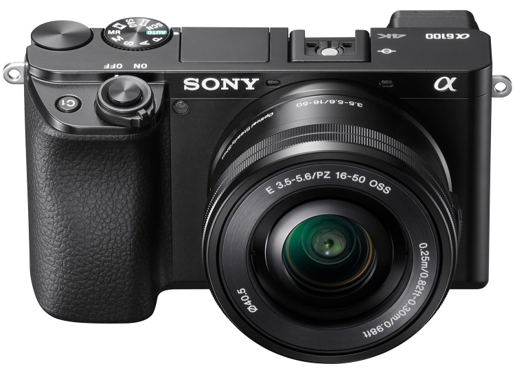 Sony Alpha 6100 24.2 Megapixel Mirrorless Digital Camera With 16-50mm Power Zoom Lens in Black - ILCE6100K/B
