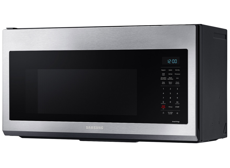 Samsung 1.7 Cu. Ft. Fingerprint Resistant Stainless Steel Over-The-Range Convection Microwave - MC17T8000CS/AA