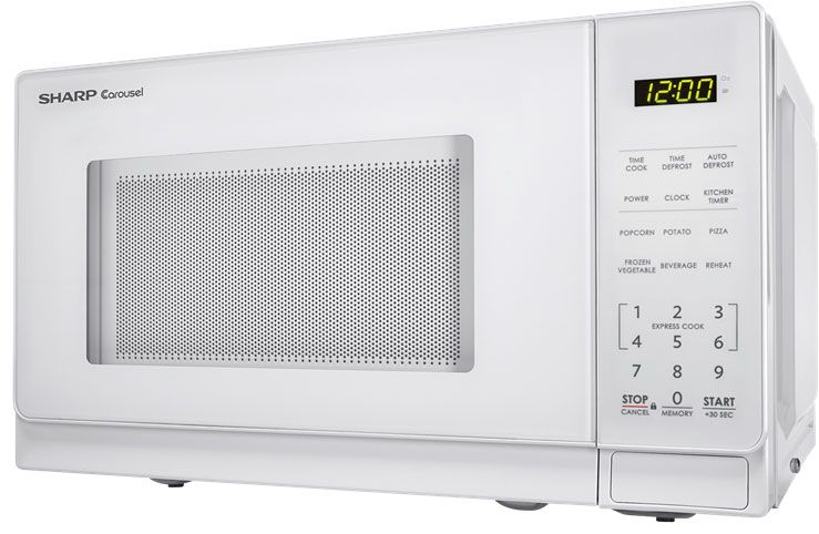 Sharp White Countertop Microwave Oven Smc0710bw